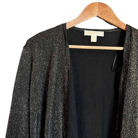 Michael Michael kors gold metallic cardigan. Size small - Picture 2 of 10